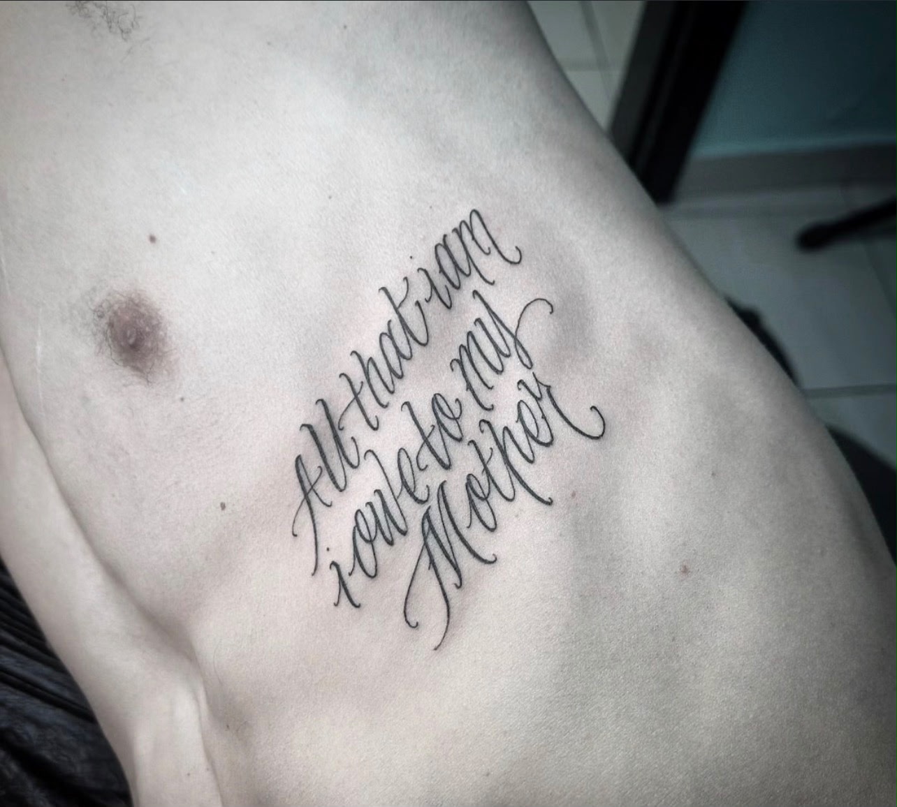 Okin - Lettering / Rib Script